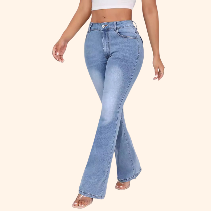 PARIS HIGH WAIST CASUAL LEG JEANS