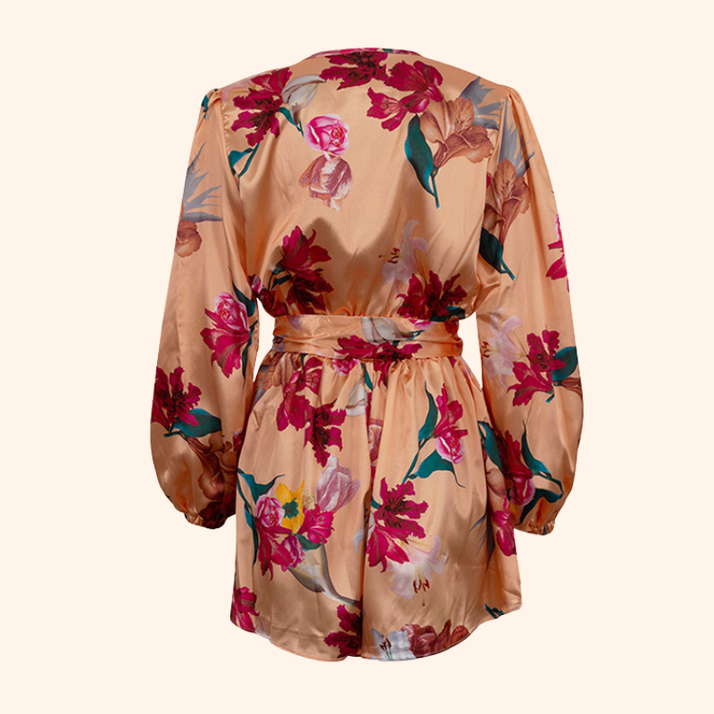 AMO  PRINTED LINEN TOP